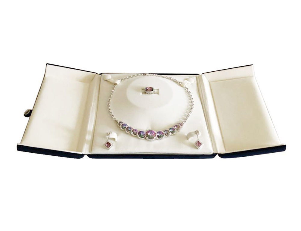 Blue Velvet Jewelry Box (Jewelry Set)