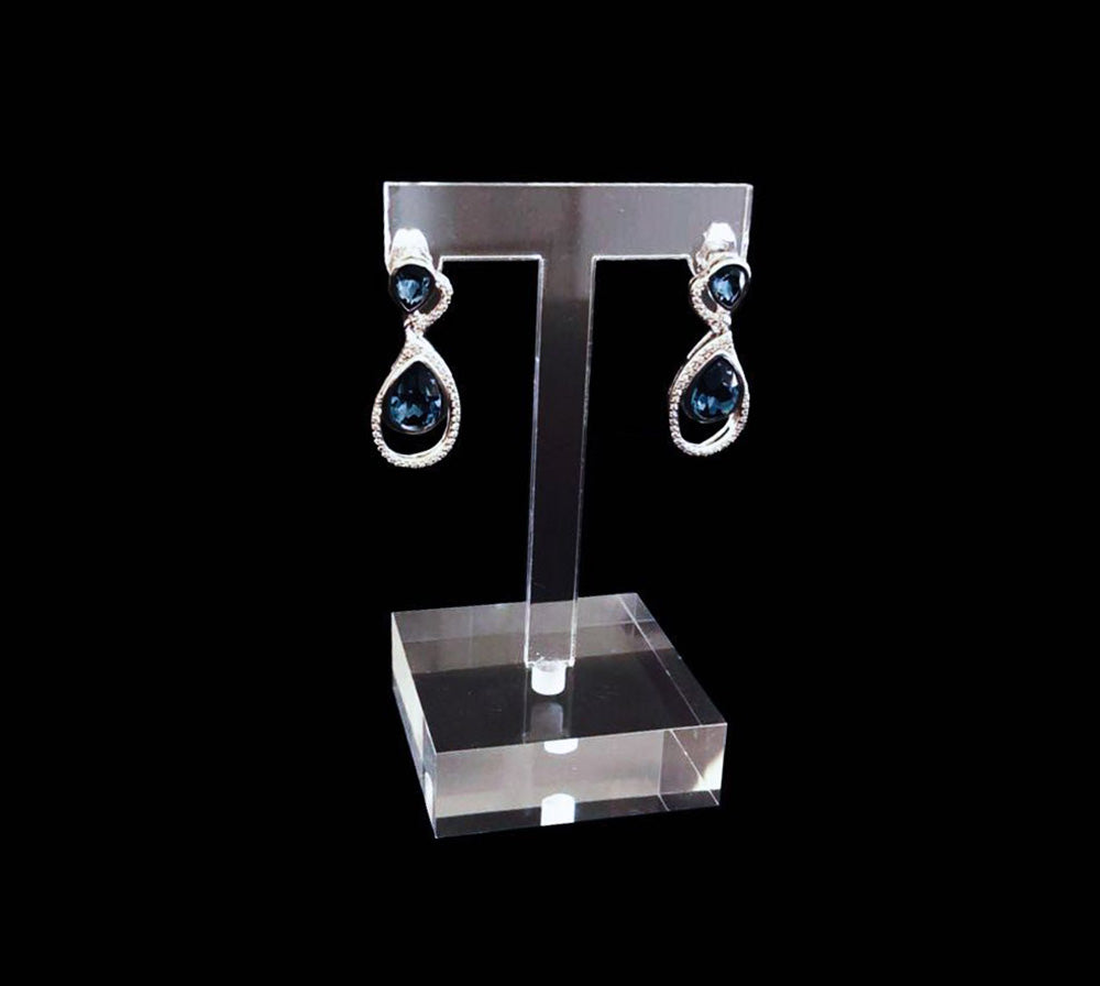 Clear Acrylic Earring Display Stands Set of 3 PCs