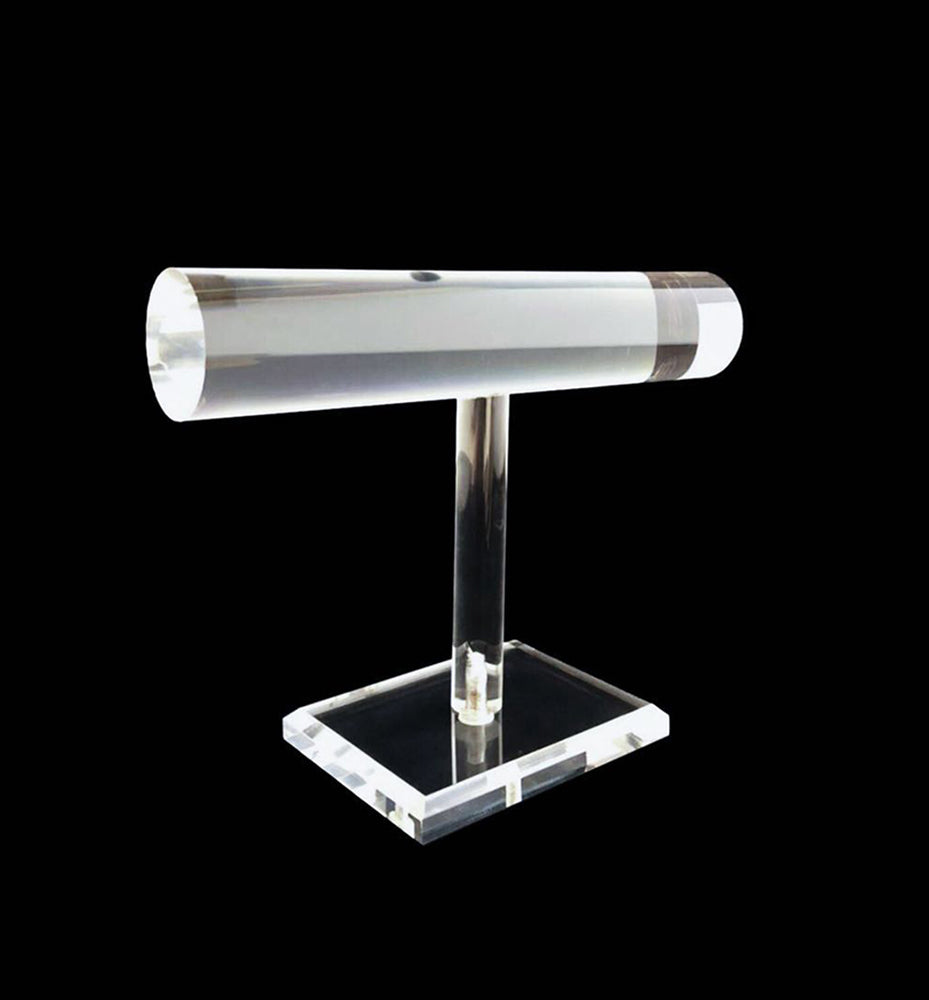 Modern Design High Grade Acrylic T-Bar Bracelet Necklace Jewelry Stand Holder