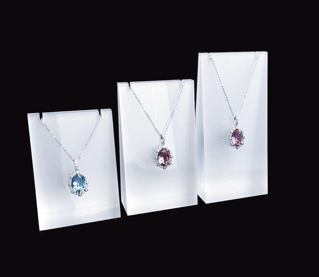 Necklace Display Stand Fine Exhibition Shows (Set of 3)