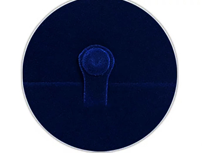 Dark Blue Velvet Banquet Large Necklace Gift Box