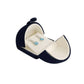 Blue Velvet Premium Grade Jewelry Box Earrings Necklace Double Layer