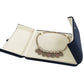 Dark Blue Velvet Banquet Large Necklace Gift Box