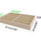 Large Velevet Beige Sunglass Trays Eyewear Storage Draw Divider