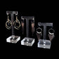 Clear Acrylic Earring Display Stands Set of 3 PCs