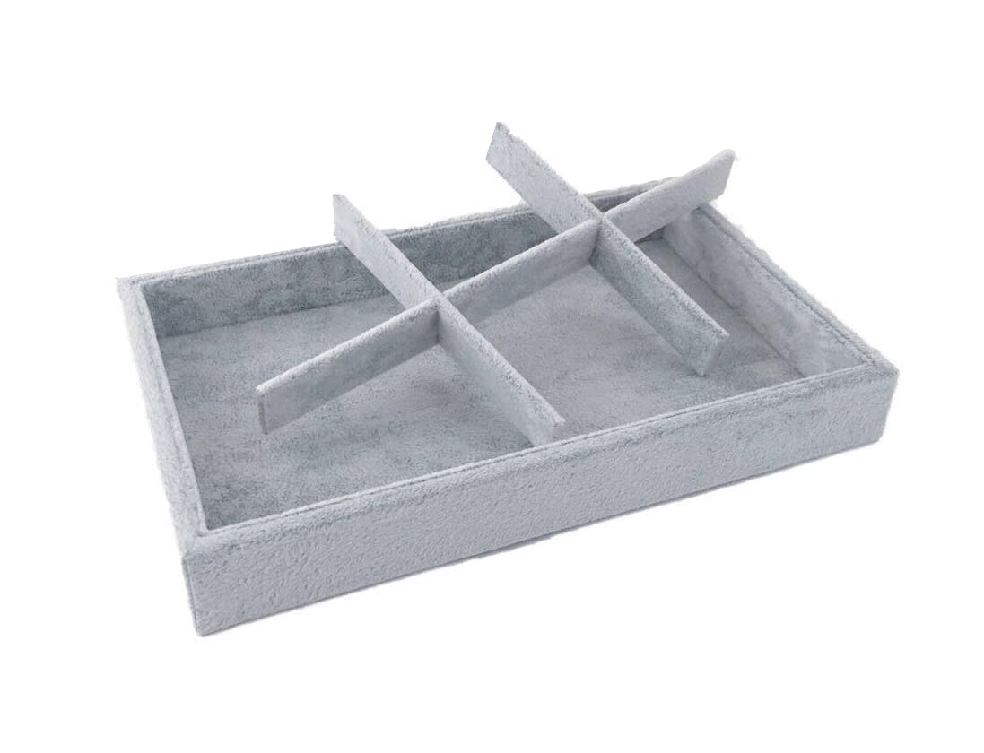 Small grey jewelry tray