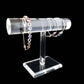 Modern Design High Grade Acrylic T-Bar Bracelet Necklace Jewelry Stand Holder