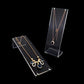 Necklace Display Stands Clear Acrylic Premium Grade Set of 3PCs