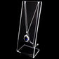 Necklace Display Stands Clear Acrylic Premium Grade Set of 3PCs