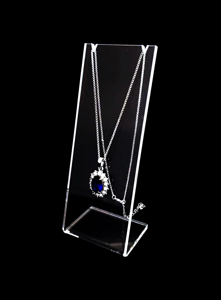 Necklace Display Stands Clear Acrylic Premium Grade Set of 3PCs