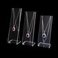 Necklace Display Stands Clear Acrylic Premium Grade Set of 3PCs