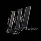 Necklace Display Stands Clear Acrylic Premium Grade Set of 3PCs
