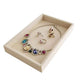 Beige Jewelry Collection Storage Tray
