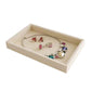 Beige Jewelry Collection Storage Tray