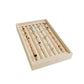 Beautiful Beige Jewelry Collection Storage Ring Tray