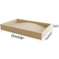 Beige Jewelry Collection Storage Tray for Necklaces