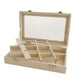 Premium Quality Stackable Rearrangeable Organizer with Glass Lid (Top Tray)